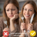 Conjunto de Talheres de Aço Inoxidável com 48 Peças
